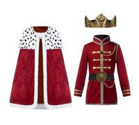 Spooktacular Creations Costume da principe per ragazzi, abito da principe regale, costume da re per bambini che si vestono per Halloween e feste in costume
