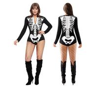 Spooktacular Creations Costume da scheletro da donna, body da scheletro per adulti, costumi di Halloween per donne adulte 2025
