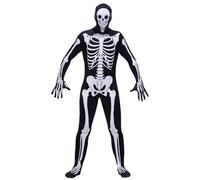 Spooktacular Creations Costume da scheletro di Halloween da uomo con cappuccio per feste a tema per adulti, Halloween