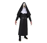 Spooktacular Creations Costume da suora spaventosa da uomo adulto per Halloween Dress Up Party, giochi di ruolo Cosplay forniture per feste nero-standard