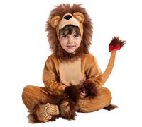 Spooktacular Creations Costume realistico da leone marrone per bambino con stivaletti per travestimenti di Halloween, feste a tema animali (3T (3-4 anni))