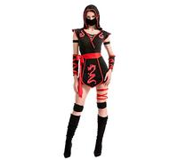 Spooktacular Creations Costumi Ninja di Halloween per donne, festa in costume, dolcetto o scherzetto, festa Cosplay