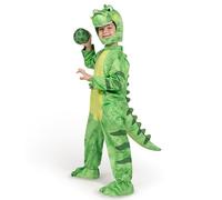 Spooktacular Creations Halloween bambino Orange Dinosaur T-Rex Costume realistico per bambini Small Halloween Trick o Treatment (Toddler (3-4 anni))
