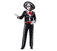 Spooktacular Creations Mes Day of the Dead Mariachi Senor Senor Adult Set of Halloween Dress Up Party, Day of the Dead (XX-Large) Costumi (XX-Large)