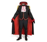 Spooktacular Creations Set Costume da Cavaliere Senza Testa Nero per Adulti, Include Gilet con Mantello, Cappuccio, Copristivali e Guanti per Uomo-S