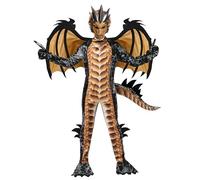 Spooktacular CreationsCostume da drago dorato per bambini, ali, coda e maschera per Halloween (XL)