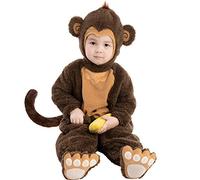 Spooktacular CreationsCostume da scimmia di Halloween con banana giocattolo, costume unisex a tema animale per feste di Halloween (18-24 mesi)