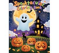 Spooktacular Nights Coloring Book: Whimsical Halloween Scenes for Kids & Adults - Fun & Relaxing Coloring Pages