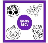 Spooky ABC's - Kids Halloween Colouring Book - Learn the Alphabet
