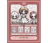 Spooky and Creepy Dolls Coloring Book for Adults and Teens: Terrifying Creepy Doll Coloring Pages | 50 Haunted Halloween Designs for Horror Fans, Gothic Art Lovers, and Spooky Stress Relief