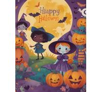 Spooky and Fun Halloween Pencil Sketch Coloring Book for Kids: Cute Ghosts, Witches, and Pumpkins to Color | | 8.5 x 11.75 Inch Fun-Filled Halloween Activity Book.