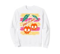 Spooky And Sweet Cherries Halloween Skull Cherry Felpa