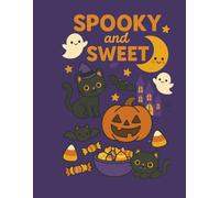 SPOOKY and SWEET Halloween coloring book: 40 pages