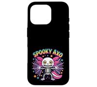 Spooky Axolotl Halloween Vibes Carino Raccapricciante Axo Costume Custodia per iPhone 16 Pro
