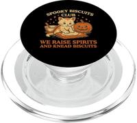 Spooky Biscuits Club Carino Halloween Impastare Gatto PopSockets PopGrip per MagSafe