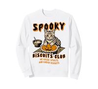 Spooky Biscuits Club Funny Cat Halloween Cottura Felpa