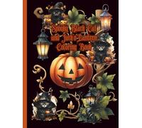 Spooky Black Cat and Jack’o’Lantern Coloring Book
