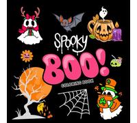 Spooky BOO!: A Super Cute & Funny Halloween Coloring Book