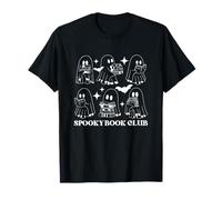Spooky Books Club Ghost, Simpatici Amanti dei Libri, Halloween, Accogliente Maglietta