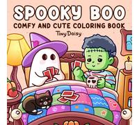 Spooky Buddies: Cozy Moments of Adorable Creepy Buddies Coloring Book for Teens and Adults with Cute Designs for Relaxation