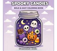 Spooky Candies - Cute Halloween Bold & Easy Coloring Book