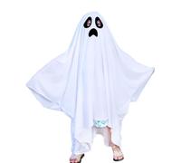 Spooky Cape Robe - Abbigliamento elegante, tuta in costume | Foglio bianco Outfit di Halloween per il personaggio del festival Masquerade Girl Girl Boy Look Awwear Agiting Trick Show Show Abbigli