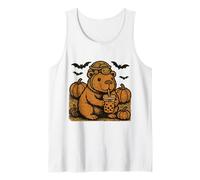 Spooky Capybara e Turtle Zaino Boba Kawaii Halloween Canotta