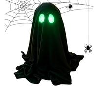 Spooky Centerpiece, Witch Hat Ghost Accent | Glowing Ornament for Fireplace