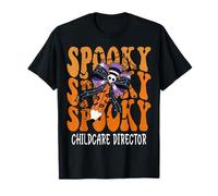 Spooky Childcare Direttore Halloween School Maglietta