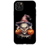 Spooky Clown With Pumpkins For Halloween Custodia per iPhone 11 Pro Max