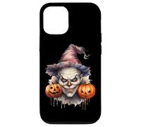 Spooky Clown With Pumpkins For Halloween Custodia per iPhone 12/12 Pro