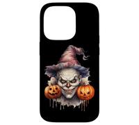 Spooky Clown With Pumpkins For Halloween Custodia per iPhone 14 Pro