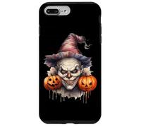 Spooky Clown With Pumpkins For Halloween Custodia per iPhone 7 Plus/8 Plus