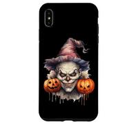 Spooky Clown With Pumpkins For Halloween Custodia per iPhone XS Max