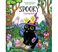 Spooky Coloring Book: Creepy but Cute Illustrations for Your Inner Witch