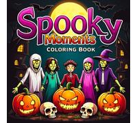 Spooky Coloring Book for Kids: Fun and Creepy Halloween Pages with Ghosts, Witches, and Pumpkins-1
