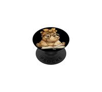 Spooky Coniglio Viso Gotico Horror Grafica Occhi Ampio Sorriso PopSockets PopGrip Adesivo