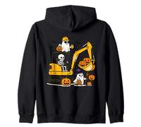 Spooky Construction Trucks Toddler Halloween Costume Felpa con Cappuccio