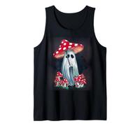 Spooky Cottagecore Ghost - Halloween Mushroom Delight Canotta