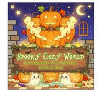 Spooky Cozy World: Cute Monsters and Halloween coloring book