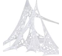 Spooky Creepy Cloth, Spider Web Fabric Decoration, 39.37x157.48 Inches Spooky Scene Prop Backdrop, Horror Party Decor for Branches, Fence, Porch, Yard, Garden, Courtyard, Window