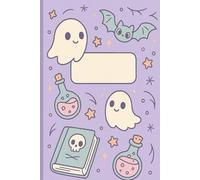 Spooky Cute Back to School Notebook for Girls: Kawaii Ghosts, Bats & Potions Journal - 6x9 Lined Composition Book for Writing, School Notes, or Journaling