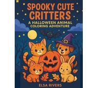 Spooky Cute Critters: A Halloween Animal Coloring Adventure: Adorable Super Cute Halloween Animals Coloring Book