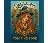 Spooky Cute Halloween Coloring Book for Teens and Adults: Kawaii and Gothic Halloween Designs with Ghosts, Cats, Pumpkins, Skulls, Witches, and More