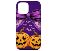 Spooky Cute Halloween Pumpkin Bow Bats Graphic Custodia per iPhone 12 Pro Max