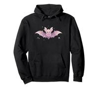 Spooky Cute Pastel Bat - Kawaii Gothic Style Felpa con Cappuccio