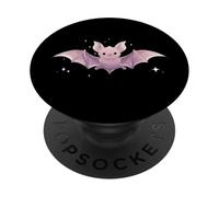 Spooky Cute Pastel Bat - Kawaii Gothic Style PopSockets PopGrip Adesivo
