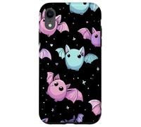 Spooky Cute Pastel Bats - Kawaii Gothic Style Custodia per iPhone XR