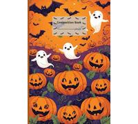 Spooky Cute Pumpkin Patch Composition Book | Kids Halloween Writing Notebook | 6x9