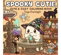 Spooky Cutie: Cute & Cozy Halloween Coloring Book for Kids: Fun, Relaxing, and Wholesome Spooky Scenes to Color and Enjoy